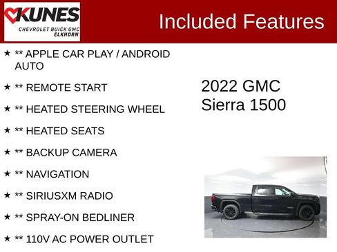 Used 2022 GMC Sierra 1500 Elevation AWD/4WD image 2