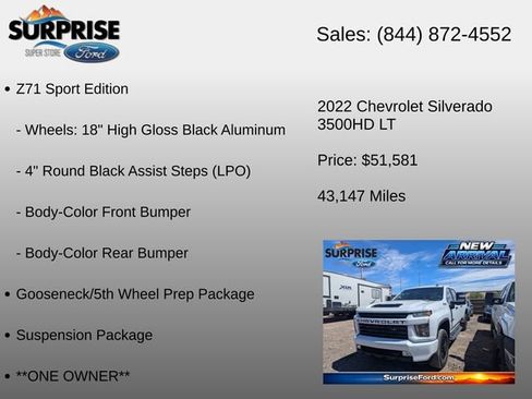 Used 2022 Chevrolet Silverado 3500 LT w/ All Star Edition AWD/4WD image 18