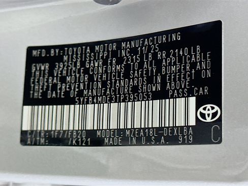 Used 2026 Toyota Corolla LE image 12