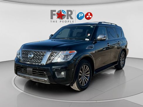 Used 2019 Nissan Armada Platinum w/ Captain's Chairs Package image 1