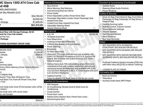 Used 2021 GMC Sierra 1500 AT4 AWD/4WD image 6
