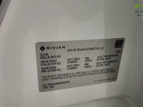 Used 2024 Rivian R1S Adventure Quad AWD/4WD image 76