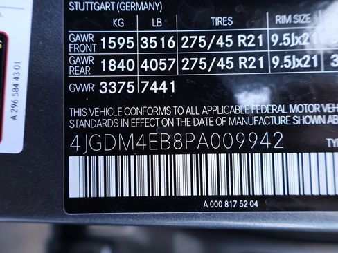 Certified 2023 Mercedes-Benz EQS 580 4MATIC SUV image 40