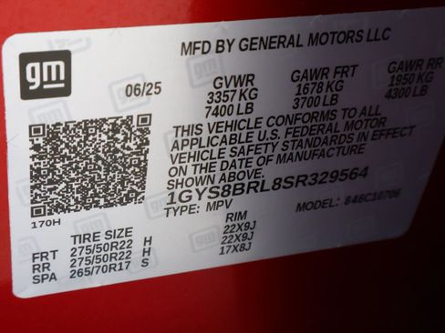 Certified 2025 Cadillac Escalade Premium Luxury w/ LPO, Floor Liner Package image 29