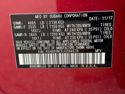 Used 2018 Subaru Outback 2.5i Limited AWD/4WD image 42