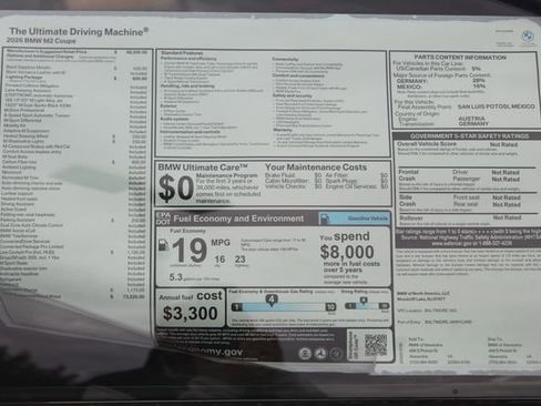 New 2026 BMW M2 Base w/ Lighting Package image 2