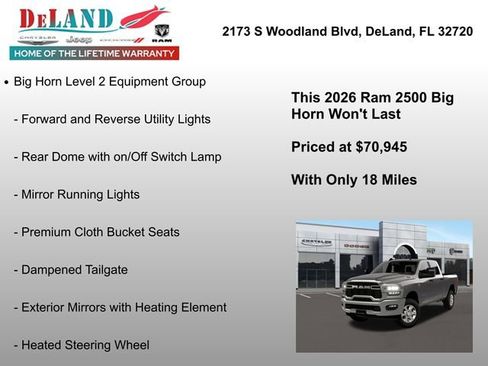 New 2026 RAM 2500 Big Horn image 24
