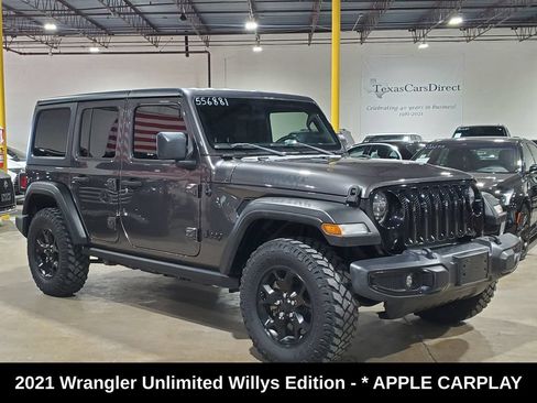 Used 2021 Jeep Wrangler Unlimited Sport AWD/4WD image 3