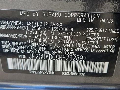 Used 2024 Subaru Crosstrek 2.0i Premium image 7