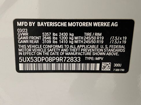 Certified 2023 BMW X3 xDrive30i w/ M Sport Package image 23