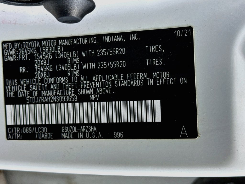 Used 2022 Toyota Highlander XSE FWD image 36