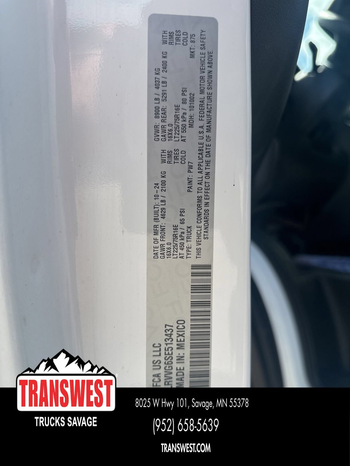 Used 2025 RAM ProMaster 2500 w/ Convenience Group FWD image 15