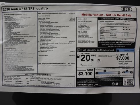 Used 2026 Audi Q7 3.0T Premium Plus image 9