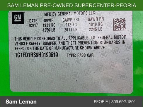 Used 2017 Chevrolet Camaro LT w/ RS Package image 31