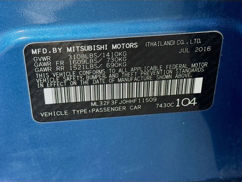 Used 2017 Mitsubishi Mirage G4 ES image 36