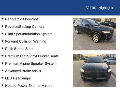 Used 2022 Jeep Compass Latitude w/ Sun and Sound Group image 5