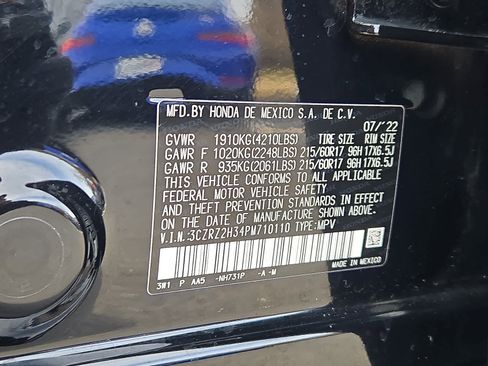 Certified 2023 Honda HR-V LX image 28