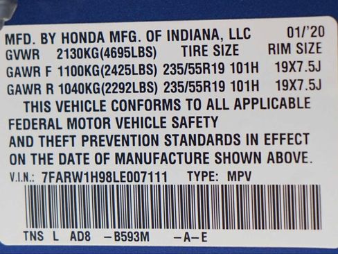 Used 2020 Honda CR-V Touring image 30