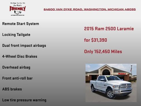 Used 2015 RAM 2500 Laramie AWD/4WD image 30