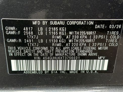 New 2026 Subaru Crosstrek 2.5i Wilderness AWD/4WD image 27