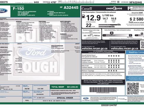 Used 2022 Ford F150 XLT w/ Equipment Group 301A Mid AWD/4WD image 11
