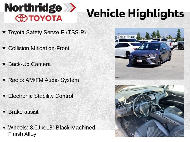 Used 2020 Toyota Camry SE FWD image 2