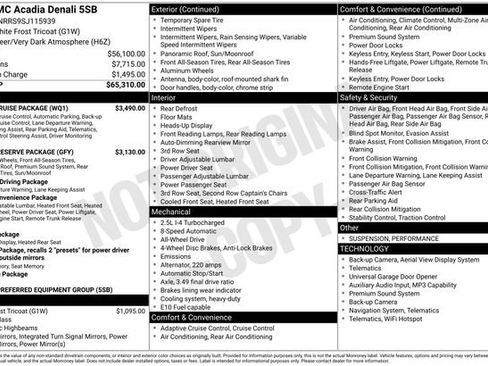 Certified 2025 GMC Acadia Denali w/ Super Cruise Package AWD/4WD image 39