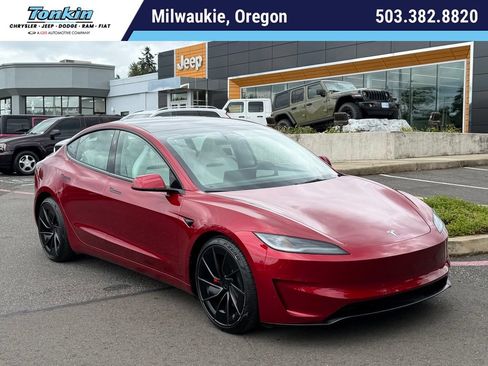 Used 2025 Tesla Model 3 Performance AWD/4WD image 1