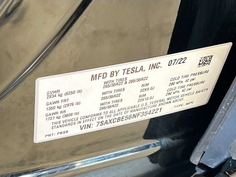 Used 2022 Tesla Model X AWD/4WD image 31