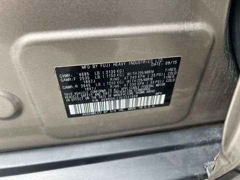 Used 2016 Subaru Outback 2.5i Limited AWD/4WD image 16