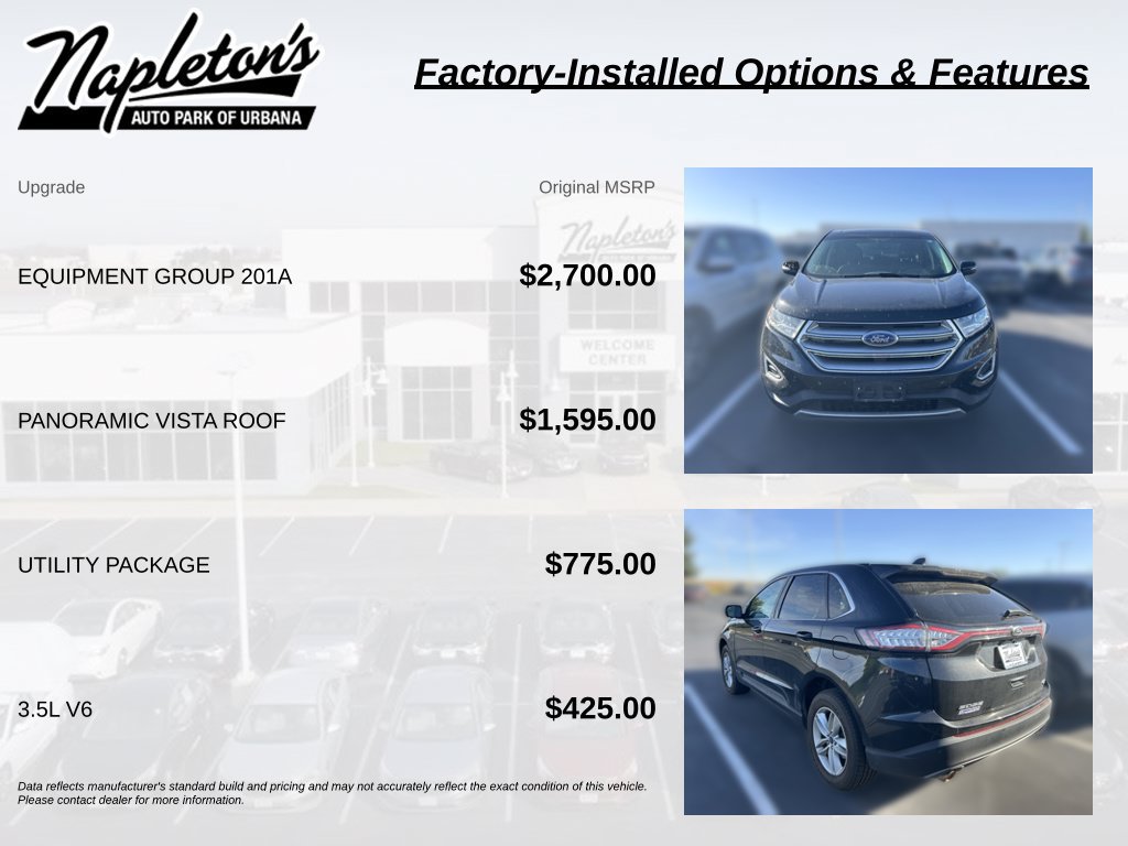 Used 2015 Ford Edge SEL w/ Equipment Group 201A AWD/4WD image 4