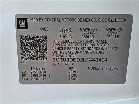 Used 2020 GMC Sierra 1500 SLT w/ SLT Premium Package image 20