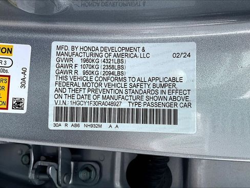 Used 2024 Honda Accord EX image 18