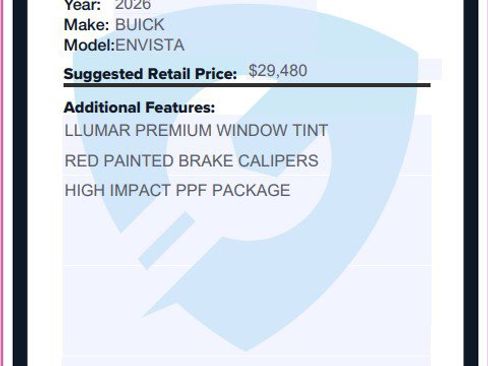 New 2026 Buick Envista Sport Touring w/ Convenience I Package image 2