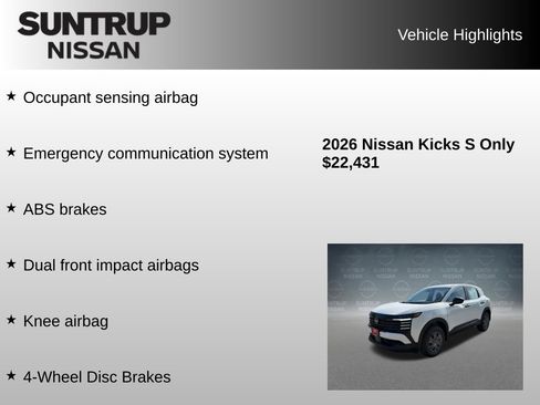 Used 2026 Nissan Kicks S FWD image 23