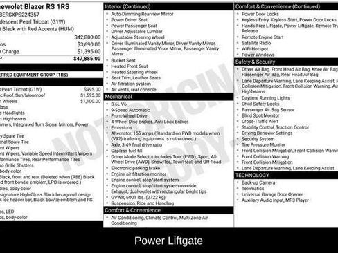 Used 2023 Chevrolet Blazer RS image 9