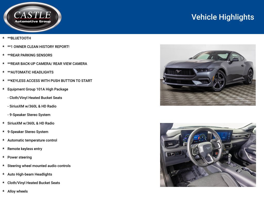 Used 2025 Ford Mustang Coupe RWD image 3