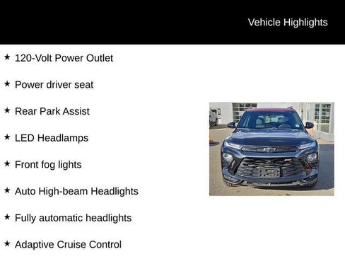 Used 2022 Chevrolet TrailBlazer RS w/ Technology Package image 17