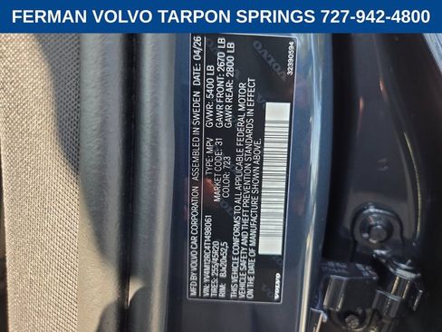 New 2026 Volvo XC60 B5 Plus w/ Protection Package Premier AWD/4WD image 21