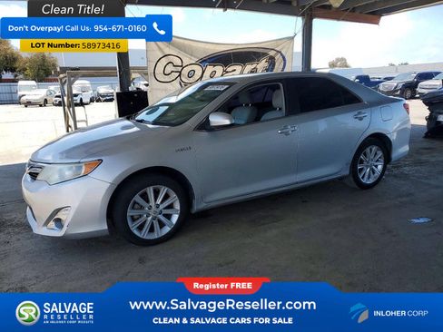 Used 2012 Toyota Camry XLE w/ Convenience Pkg FWD image 1