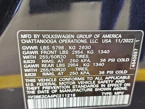Used 2023 Volkswagen Atlas Cross Sport SEL AWD/4WD image 18