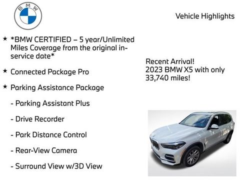 Certified 2023 BMW X5 xDrive40i w/ Premium Package AWD/4WD image 4