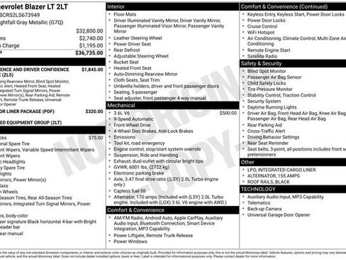 Used 2020 Chevrolet Blazer LT image 2