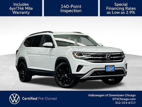 Certified 2023 Volkswagen Atlas SE w/ Black Wheel Package image 1