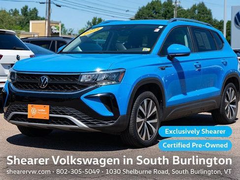 Certified 2023 Volkswagen Taos SE w/ Panoramic Sunroof Package AWD/4WD image 1