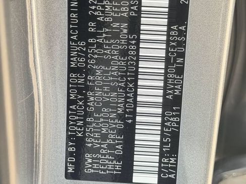 Used 2026 Toyota Camry SE FWD image 28