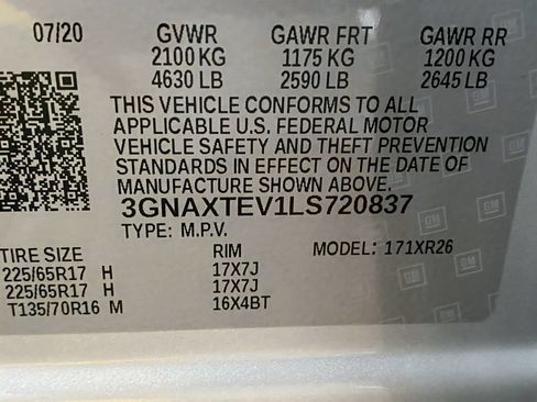 Used 2020 Chevrolet Equinox LT AWD/4WD image 29