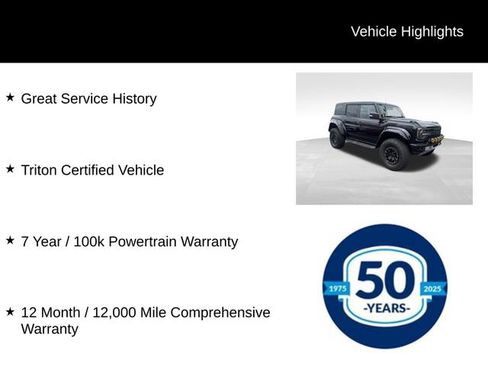 Used 2025 Ford Bronco Raptor w/ Interior Carbon Fiber Pack AWD/4WD image 7