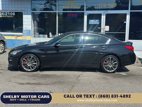 Used 2017 INFINITI Q50 Red Sport 400 AWD/4WD image 9