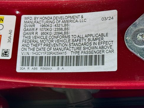 Used 2024 Honda Accord EX image 38